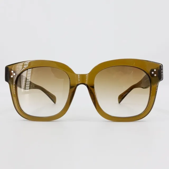 Celine CL4002 Square Sunglasses Brown 3