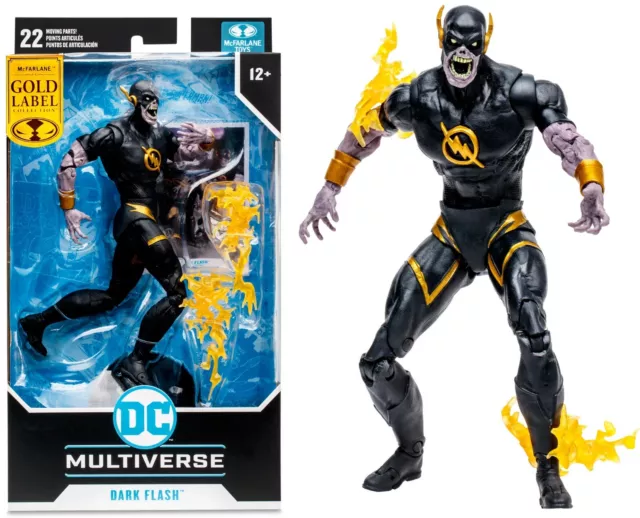 DC Multiverse Dark Flash Speed Metal Gold Label Action Figure