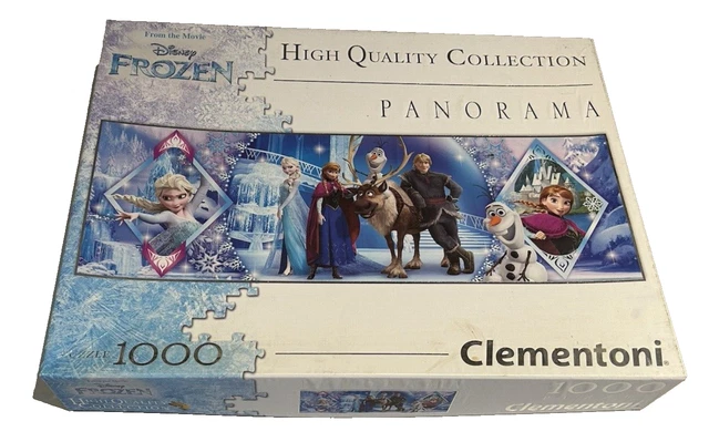 CLEMENTONI DISNEY FROZEN Panorama Puzzle High Quality Collection 1000 ...