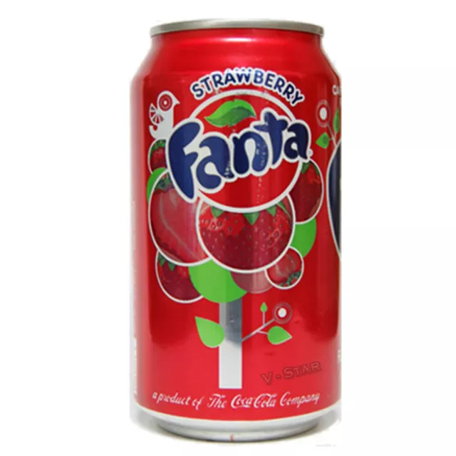 Fanta Naturally Flavored American Soft Soda Drink 355Ml ( 6, 12 Cans )