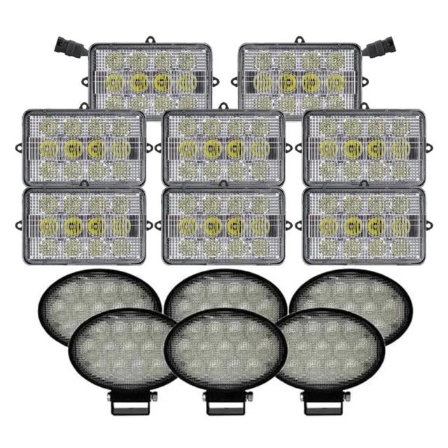 Rectangular Cab LED Light Kit Fits John Deere 9400,9500,9600,9410,9510,9610+
