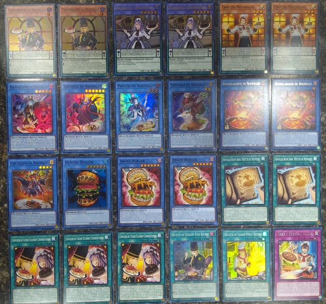 YUGIOH NOUVELLES DECK 43 Cards Ritual Hungry Burger Recipe Tournament Ready $99.99 - PicClick YUGIOH NOUVELLES DECK 43 Cards Ritual Hungry Burger Recipe Tournament Ready $99.99 - PicClick