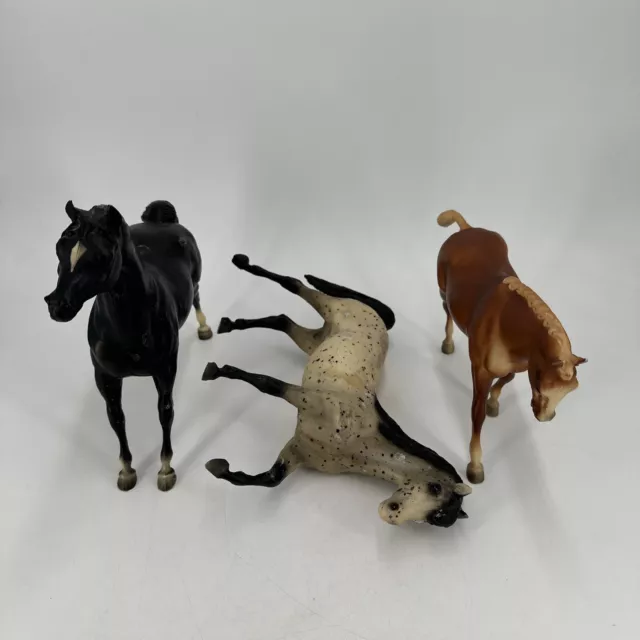 Breyer Horses Lot Cantering Welsh Pony, Arabian Stallion, & Show Stance Morgan