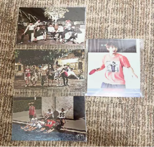 BTS BT21 Founding Ceremony 1st fanmeeting MUSTER Official Photo Card Set of 4