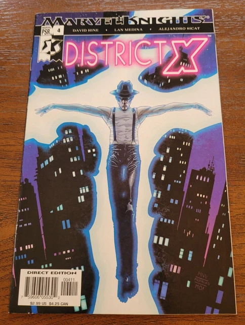 Marvel Knights: District X #4 - "Mr. M" Part 4 of 6 - October 2004