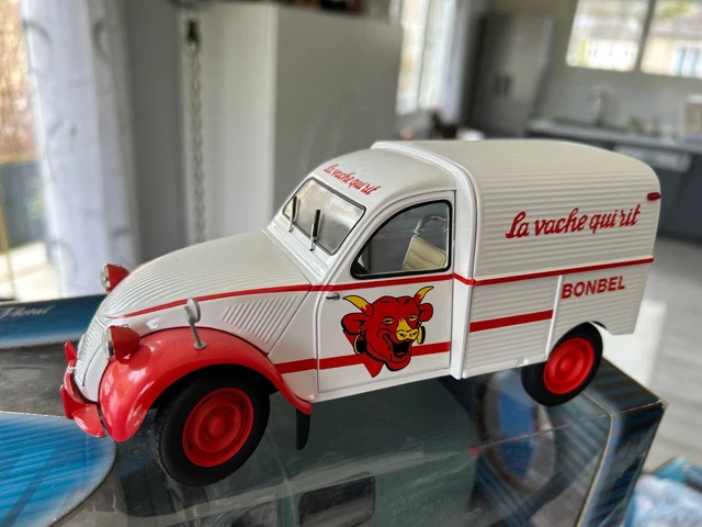 Jouet Ancien Citroën HY JRD 1/43 - Promotionnel Bonbel Vache Qui Rit