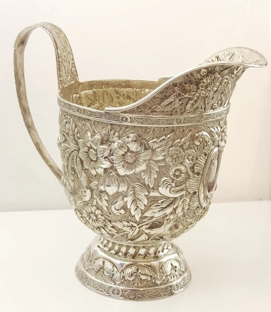 Antique Tiffany Sterling milk jug