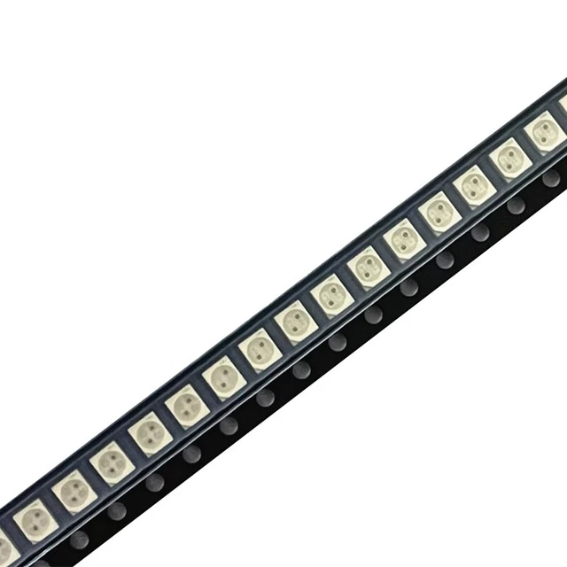 100PCS 3528 +Yellow PLCC-4 Reverse Pole ,617Nm+587Nm , 50MA 2V 0.1W Bi L1W2