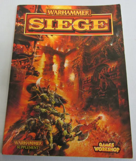Warhammer Supplement SIEGE (1998)  (games workshop) WFB Specialist games