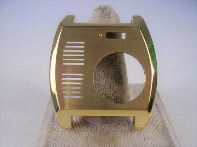 Seltenes Armbanduhren Gehäuse Glashütte Armbandwecker kal.1-09-29 ungebraucht