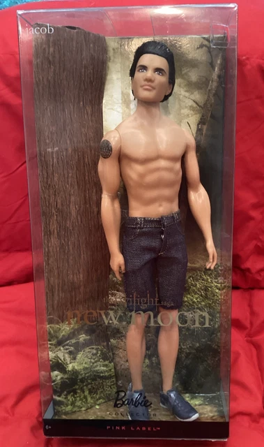 TWILIGHT SAGA~NEW MOON Jacob ~ Barbie Pink Label Collector Doll $41.87 - PicClick AU
