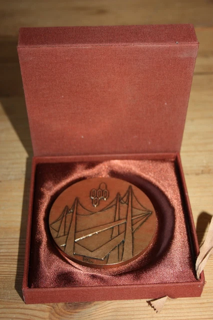 Médaille Commémorative Fédération Nationale Mutualité Française - 75 Ans - Cuivre