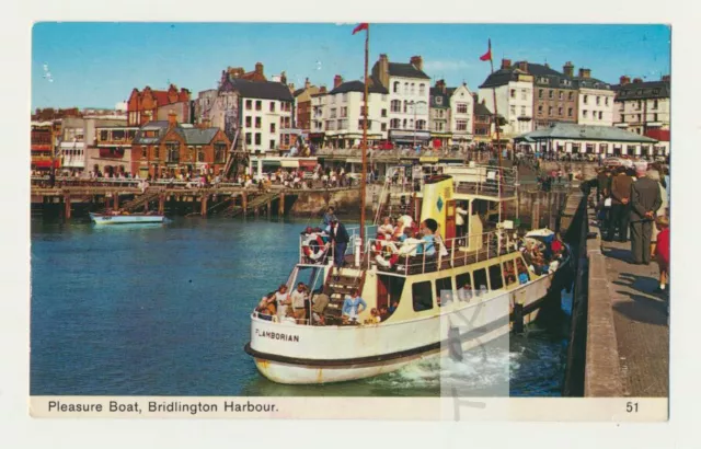 Postcard  -Flamborian Bridlington Harbour - Radio Free Yorkshire  Radio 270