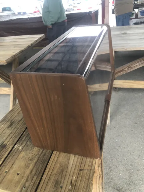Mid-Century Modern Table  Lucite Top Display Case