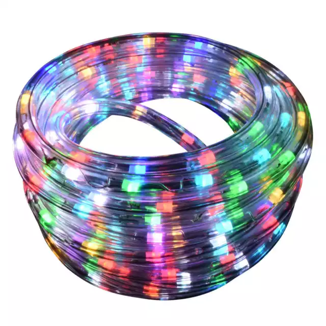 Global Value Lighting LED Color Changing 18 ft. Rope Light with Remote - NEW