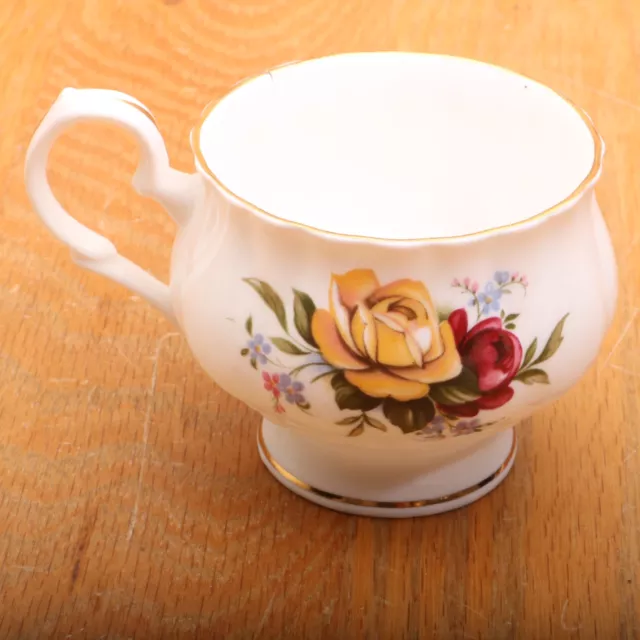 Royal Windsor Fine Bone China England Tea Cup Rose Pattern