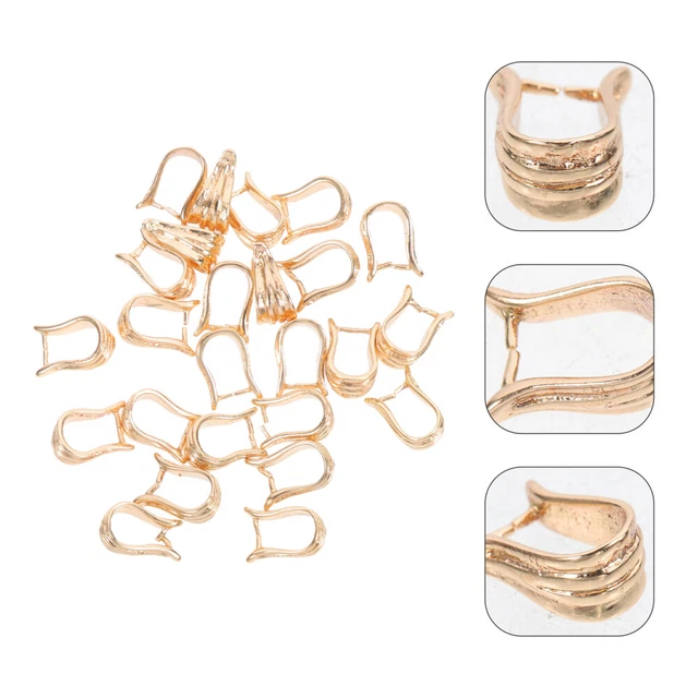 20 piezas collar colgante hágalo usted mismo anillo colgante hebillas accesorios hágalo usted mismo encanto colgantes