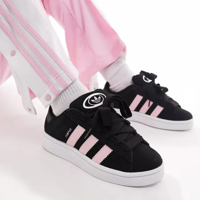 Adidas Campus 00s Donna nere rosa 36 37 38 39 40 scarpe sneakers pink ginnastica