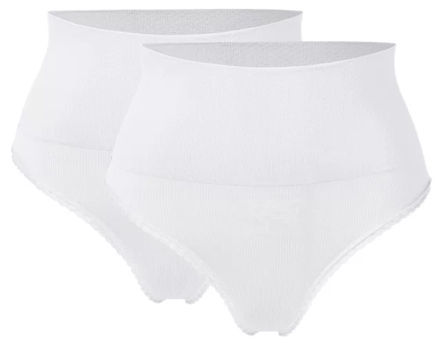 2 Damen Bauchweg Form String Tanga Unterwäsche Mieder Slip Body sl Wäschebeutel