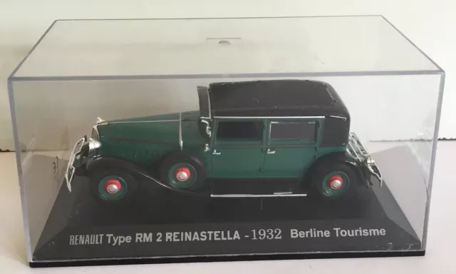 Voitures françaises Renault type RM 2 Reinastella 1932 Berline tourisme 1/43ème