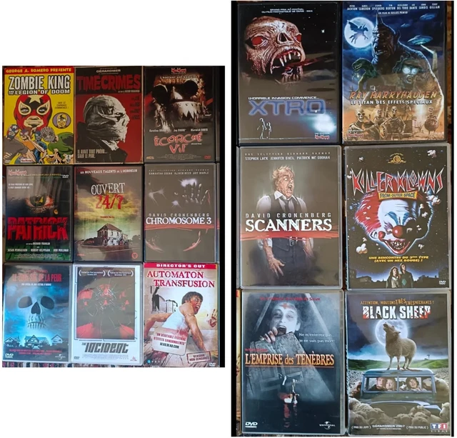 Lot 15 DVD Horreur Gore Mad Movies Neo Publishing Exploitation Nasty Bis