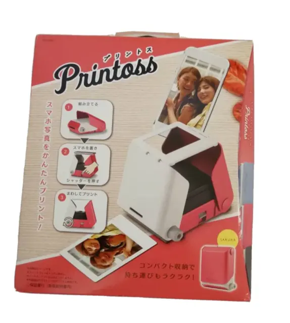 [Brand New] TAKARA TOMY Printoss sakura Printer for smartphone TPJ-03SA JAPAN