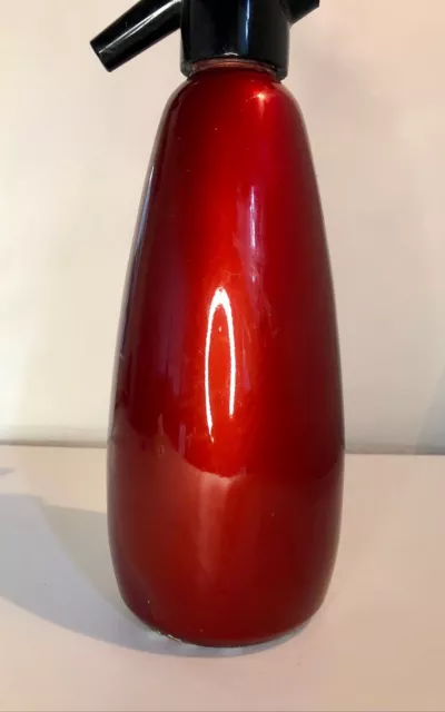 Joli Siphon vintage rouge années 60 2