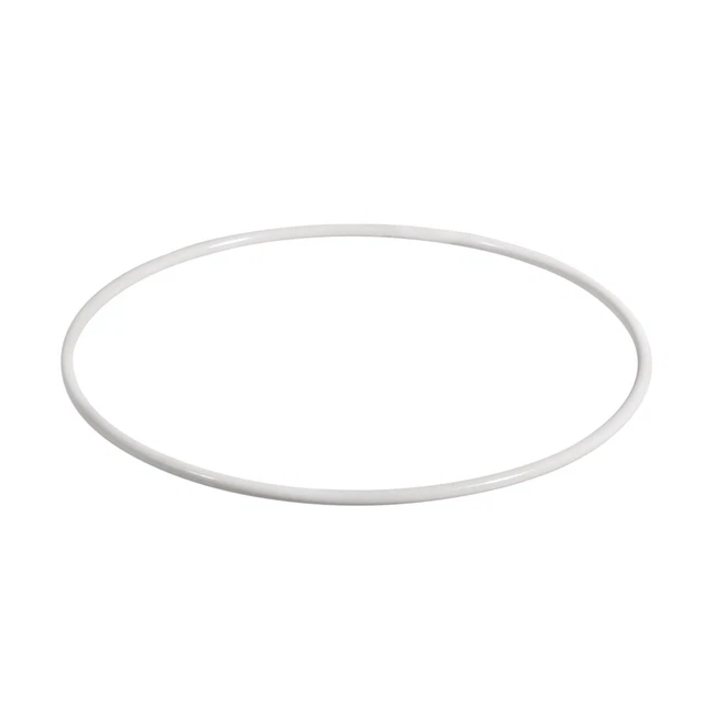 Drahtringe beschichtet weiß  10-50 cm Metallring für Lampen Traumfänger Mobile