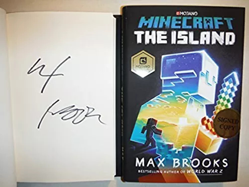 ***SIGNED 1st Print/ED*** Minecraft - The Island - AUTOGRAPHED by Max Brooks NEW