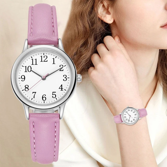 Quadrante Semplice Quarzo Cinturino in pelle Orologi da donna Orologio da polso
