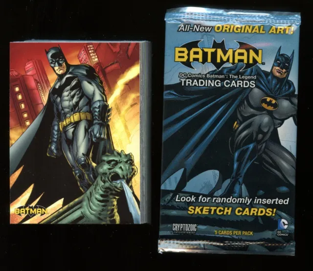 2013 Cryptozoic Batman: The Legend Complete 63-Card Base Set + Wrapper