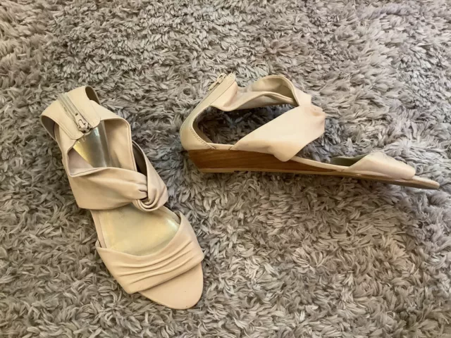 Faith nude best sale wedges