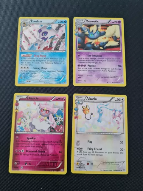 Pokemon Bundle - 4x Generations Radiant Collection Diancie Froslass Altaria NM