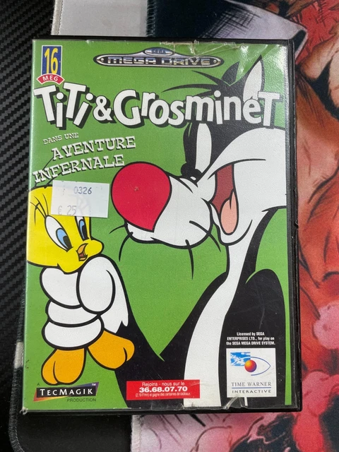 Jeu SEGA Mega Drive – Titi Et Grosminet – Version Française – Bon état