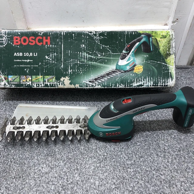 Bosch asb 10.8 v sales 20cm cordless hedge trimmer