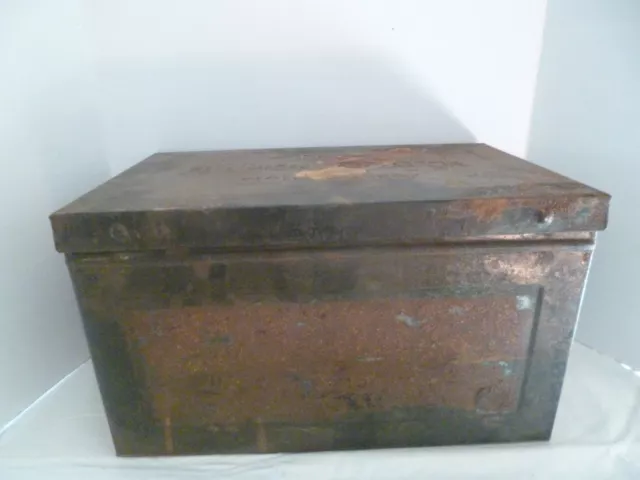 Antique The Diamond Match Company Metal Box Antique The Diamond Match Company Metal Box