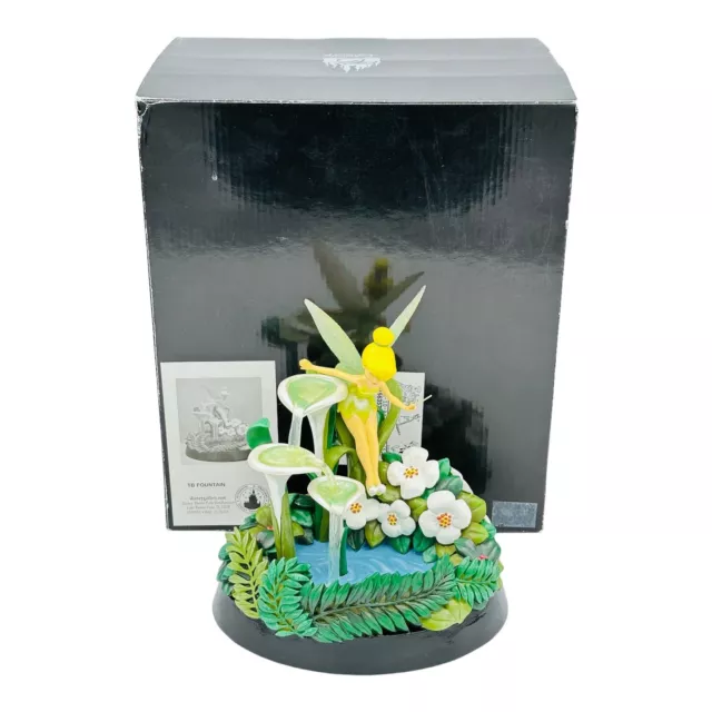 Disney Parks Tinker Bell Wishing Well Fountain Figurine SUPER RARE NEW IN BOX