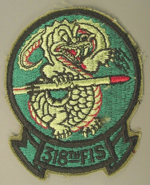 Late Vietnam Era USAF 318th Fighter Interceptor Squadron FIS Subdued Patch