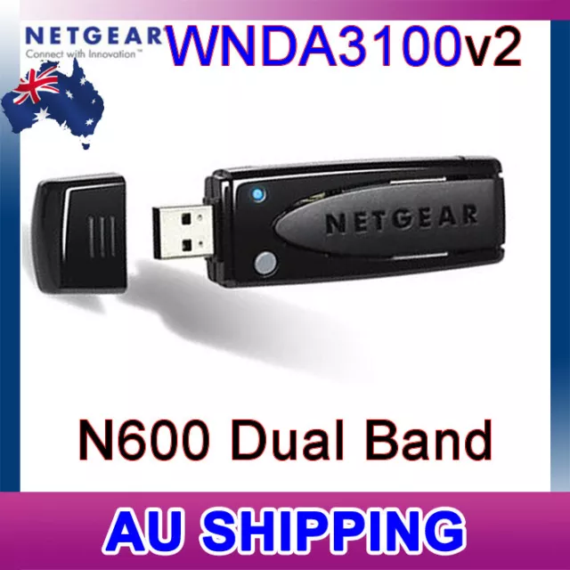 NETGEAR WNDA3100 v2 N600 RangeMax Dual Band Wireless N WiFi Adapter 802.11n