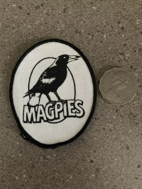 Vfl Afl Vintage Collingwood Magpies Patch Sew On #6