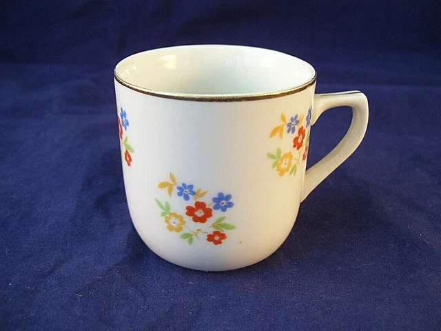 Bareuther Waldsassen Bavaria Germany Porcelain Demi Cup Demitasse US-Zone Vtg
