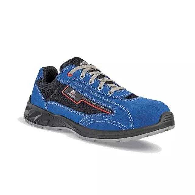 scarpe antinfortunistiche Aimont Blue New cat. S1P pelle traspiranti leggere