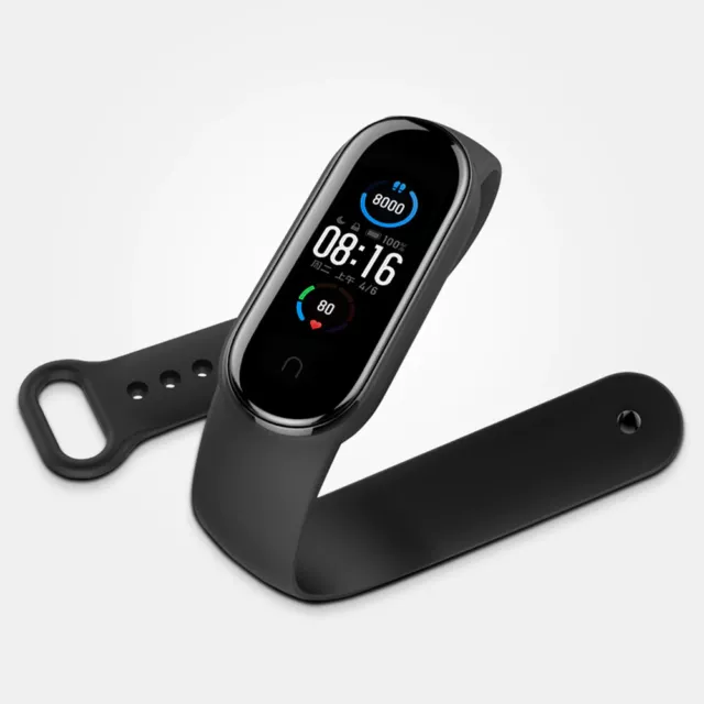 Replacement Watch Strap for Xiaomi Mi Band 5/6 Wristband Silicone Sport Bracelet