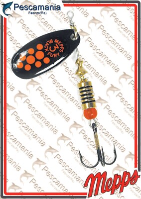 Comet MEPPS COMET cucchiaino spinning trota,paletta oro/punti rossi-made in France 