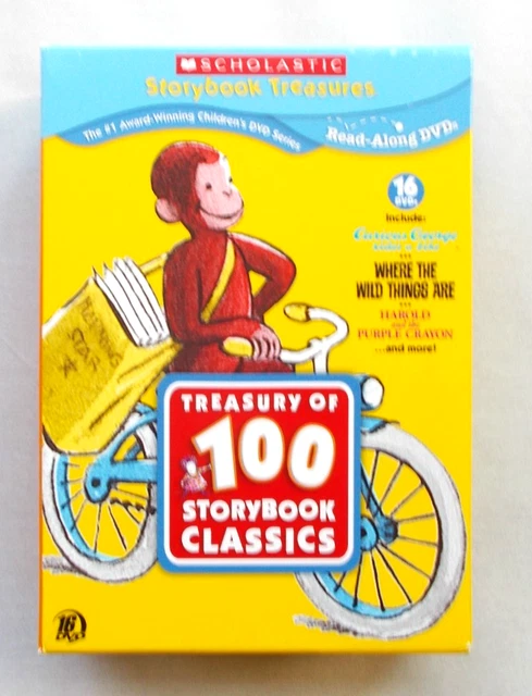 SCHOLASTIC TREASURY OF 100 Storybook Classics 16-DVD Box Set