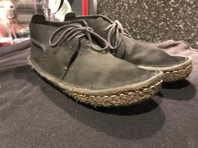 CLARKS ORIGINALS DESERT Rain 10 UK Wallabees Black Rare Liam Gallagher trek 100.00 PicClick UK