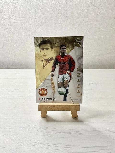 Carte Collector Eric Cantona - Futera Unique 2024 Legacy - Notée PSA 9 (POP 1) - Numérotée 05/08 - Autographiée
