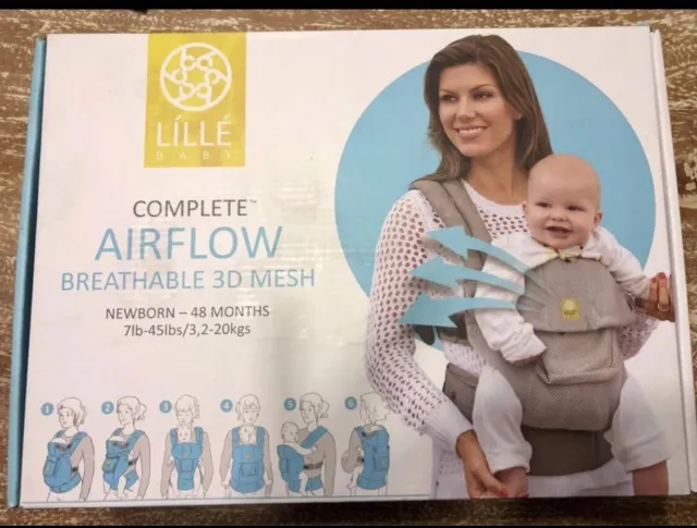 Lille Baby Complete Airflow Carrier Breatheable 3D Mesh; 6 positions