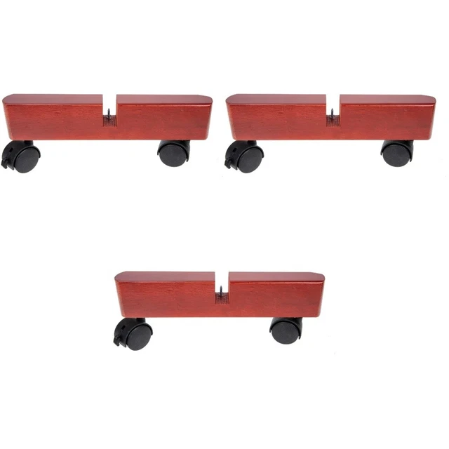 3 piezas soporte de divisor resistente a la armadura con ruedas separador engrosado pie base pies