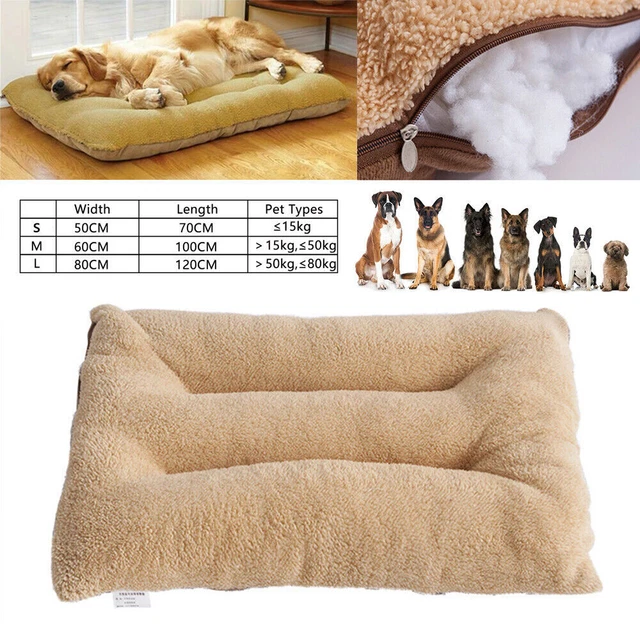 Washable Pet Dog Cat Bed Puppy Cushion Pillow Soft Warm Kennel Mat Blanke 3 Size